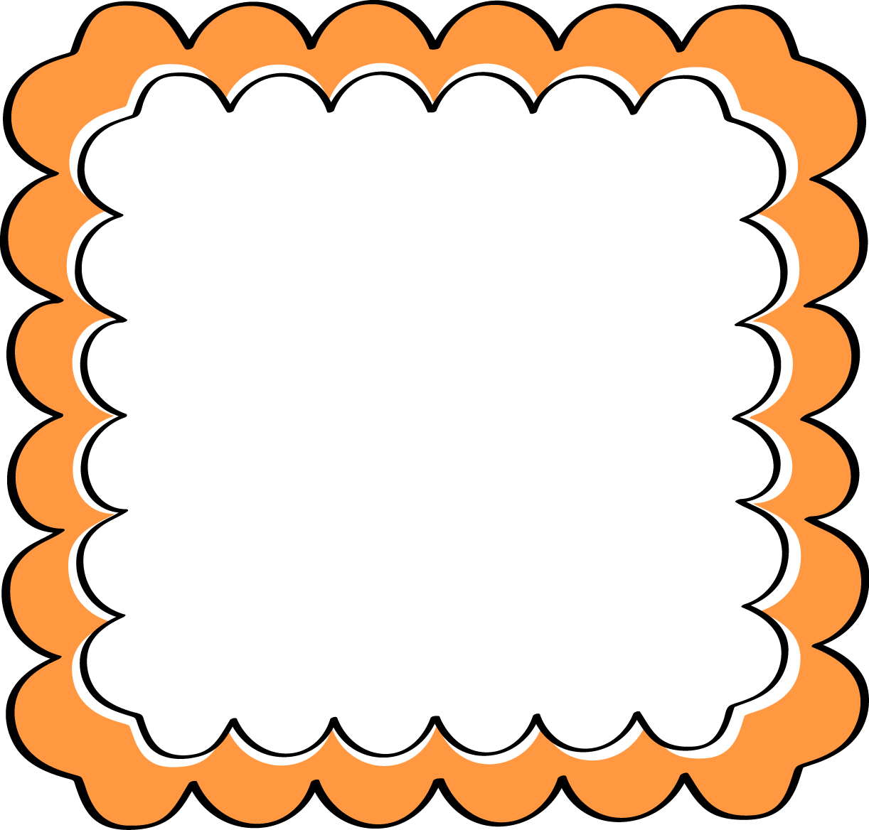 Orange Border Clipart 