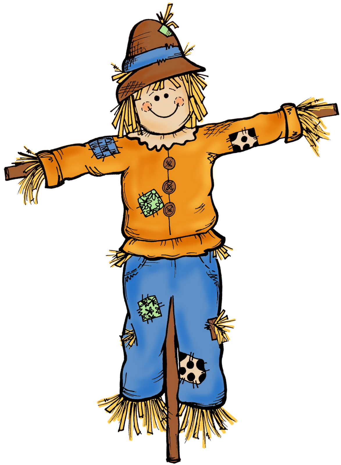Cute Scarecrow Clipart 
