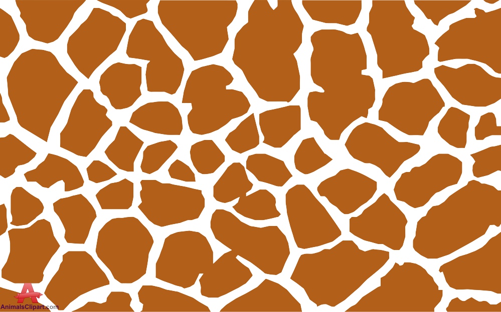 Giraffe Skin Texture and Background 