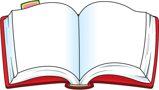 open the book clipart