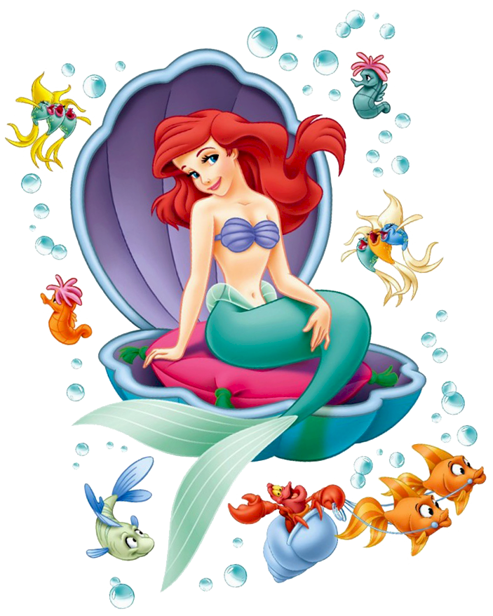 Disney little mermaid clipart 