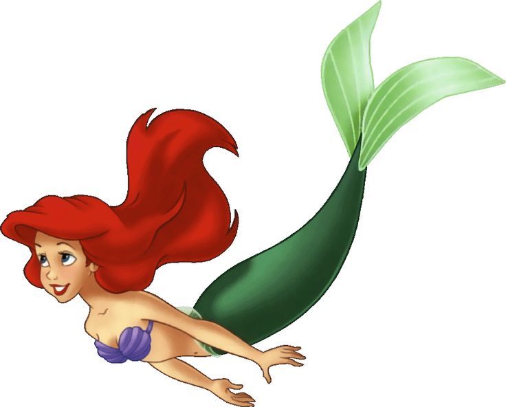 Little Mermaid Birthday Clipart 