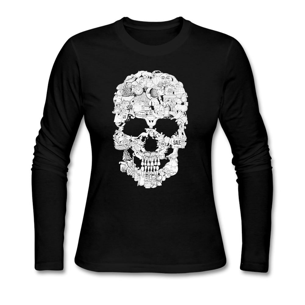 Compare Prices on Female Skull Shirts 
