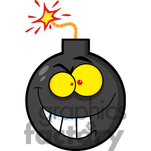 Funny Bomb Clipart 