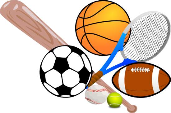 Multiple sports clipart 