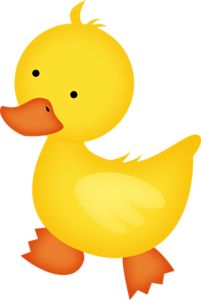 Baby shower duck clipart 