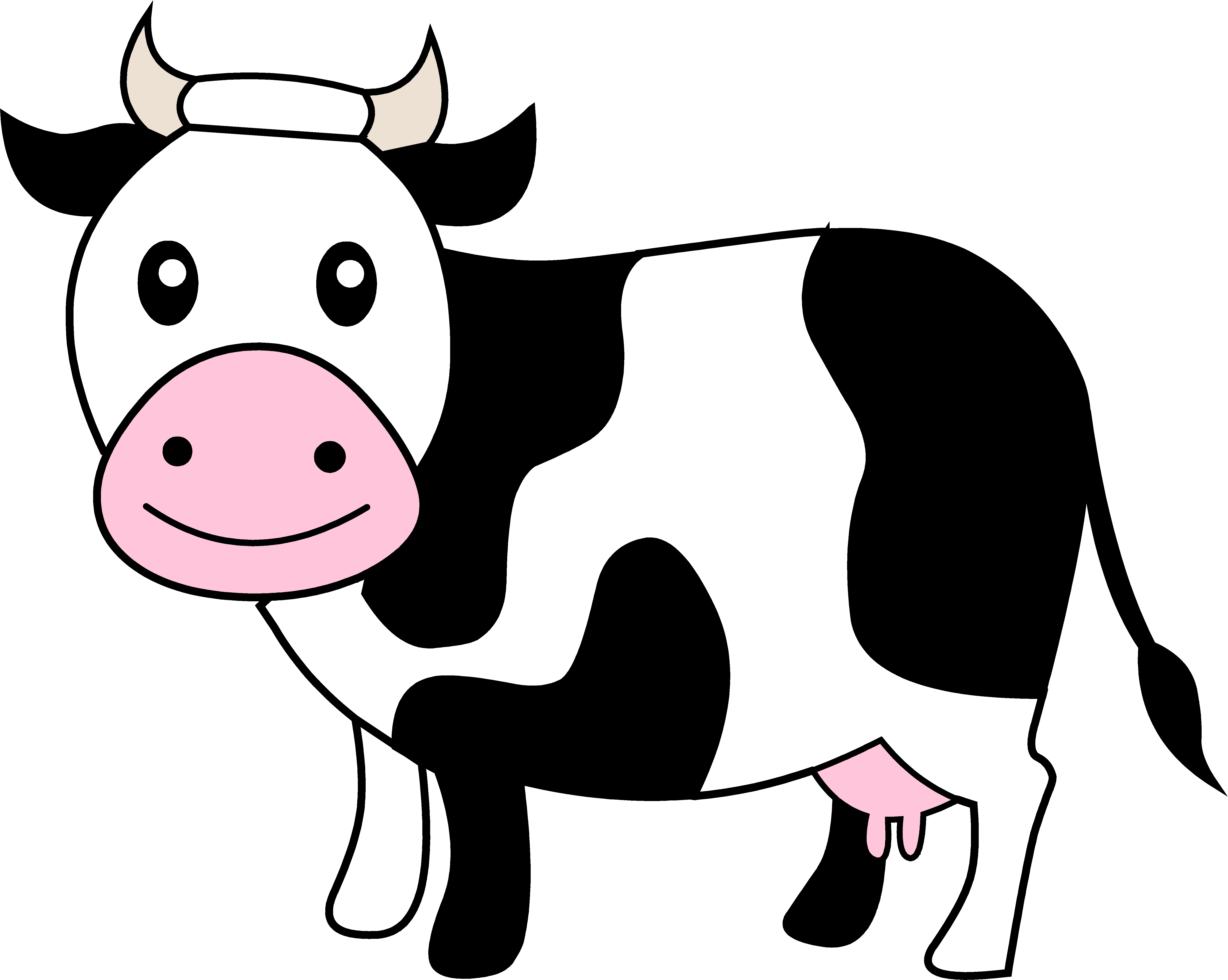 Cow Clip Art Free Cartoon 