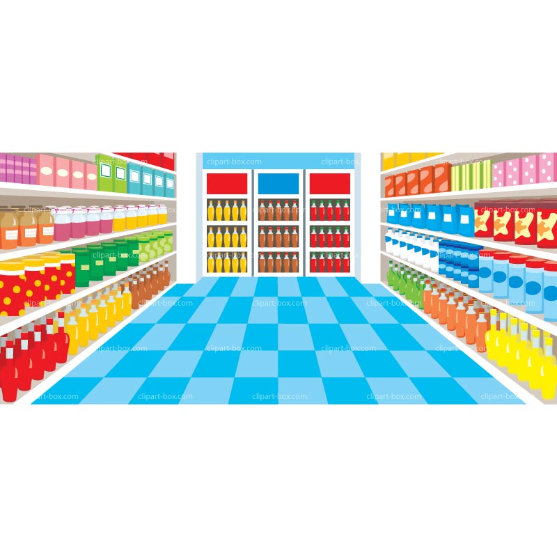 free clipart supermarket - Clip Art Library