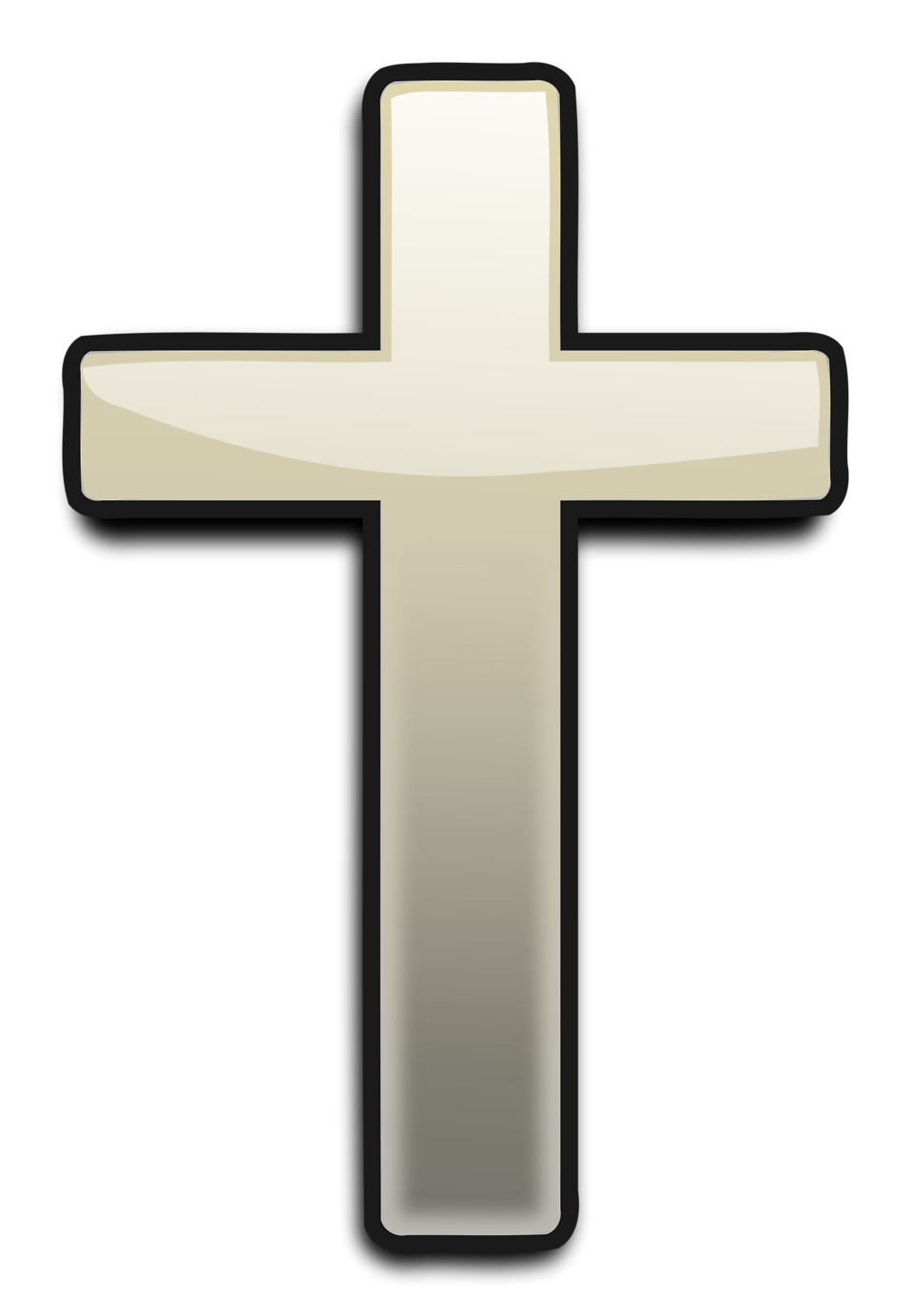 Beveled cross clipart no background 