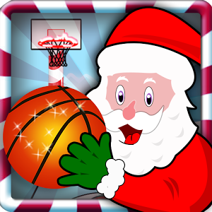 Santa Basketball Shot 