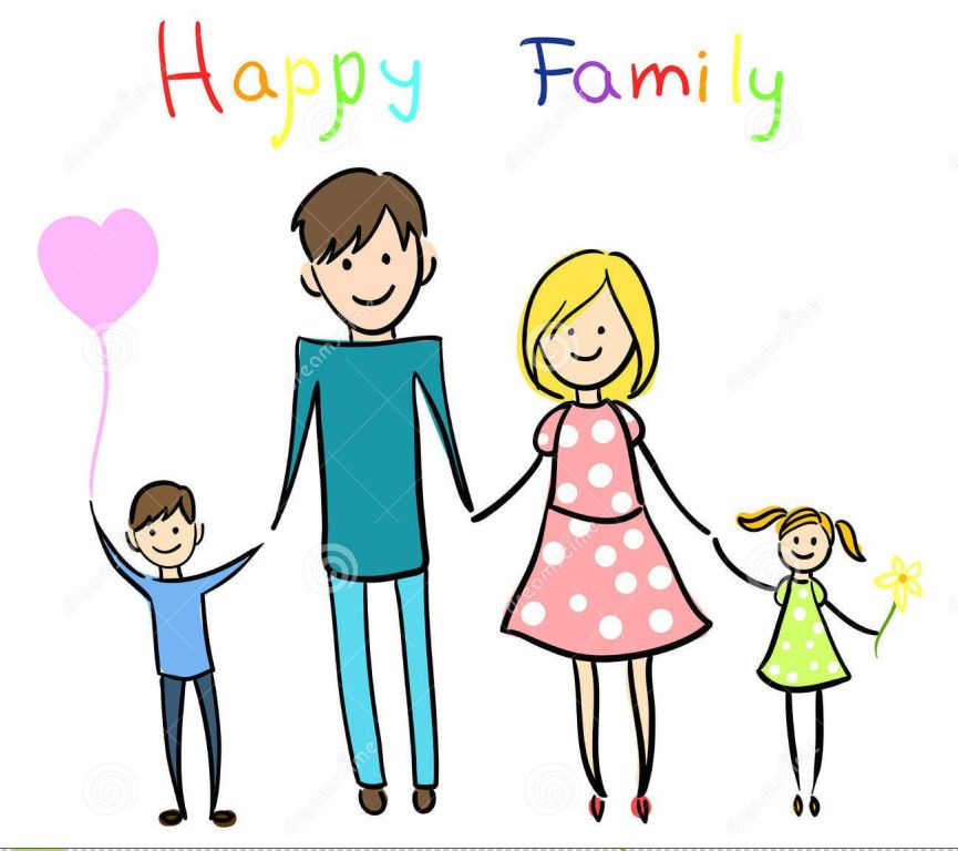 happy joint family images clipart