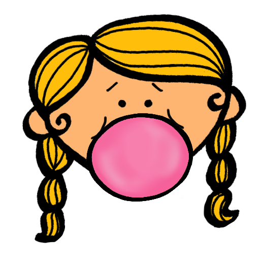 Blowing Bubble Gum Clipart 