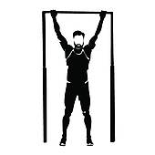 Pull up bar clipart 