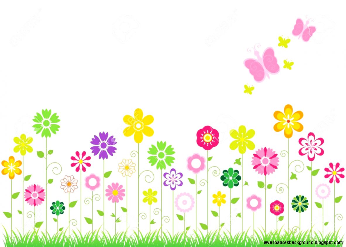 Spring clipart background 