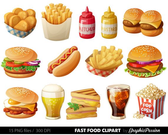 fast food clip art 
