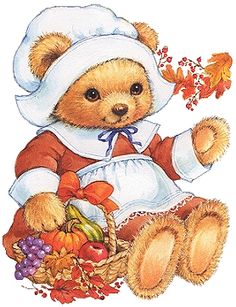 thanksgiving teddy bear