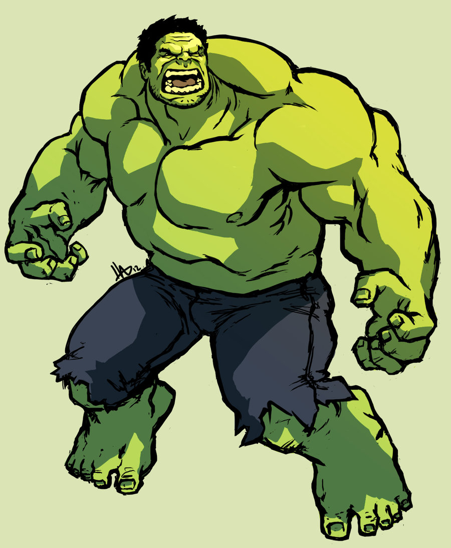Hulk logo clipart 