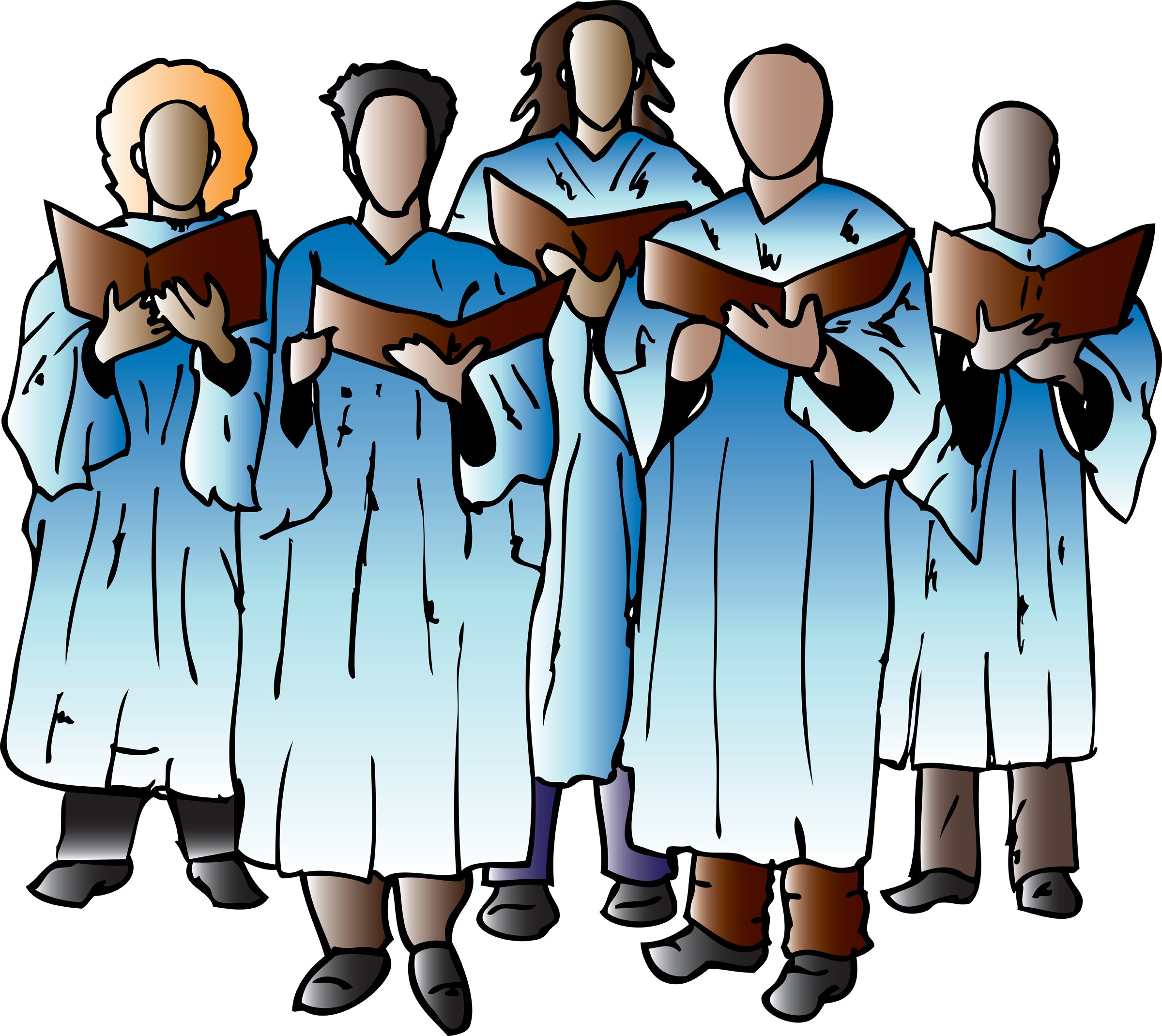 let there be light choir clipart