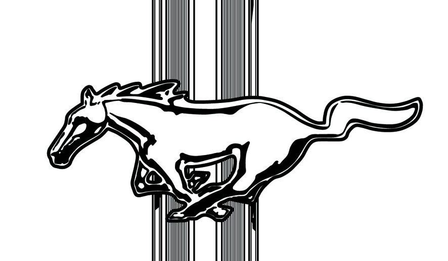 Mustang Logo Clipart 