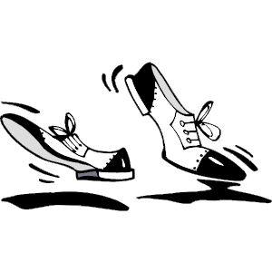 Dance shoes clipart 