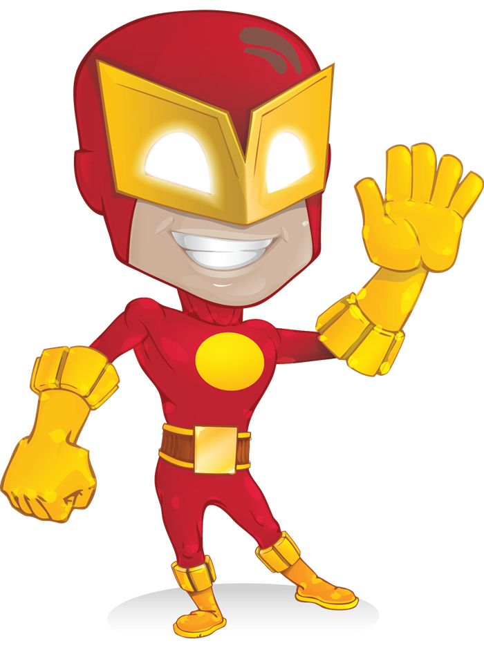 Flash superhero clipart 