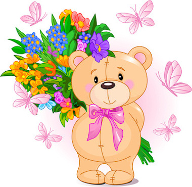 Free clip art valentines day flowers 