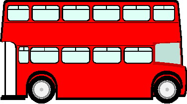London red bus clipart 