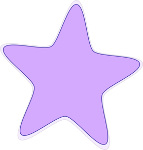 Bright Purple Star Clip Art at Clker 