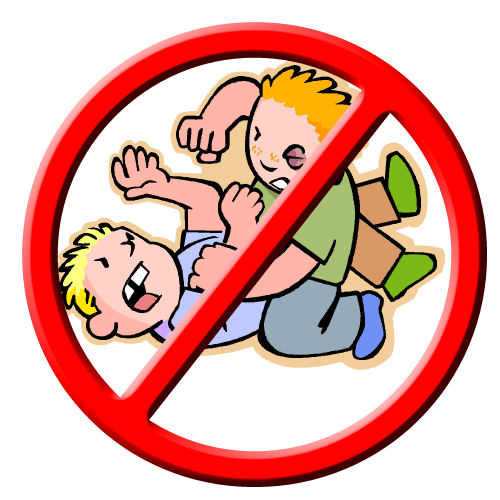 No Hitting Others Clipart 