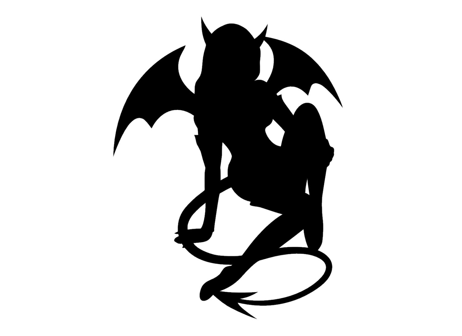 devil silhouette