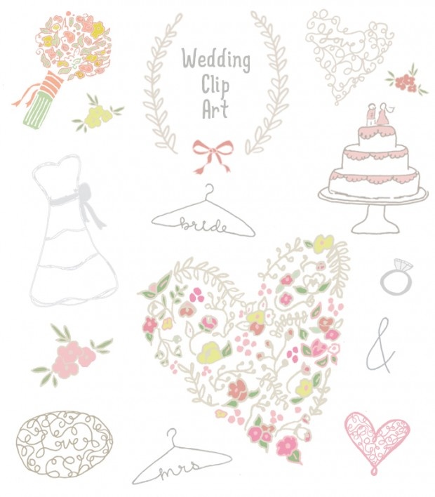 1000+ image about WEDDING: Clipart 