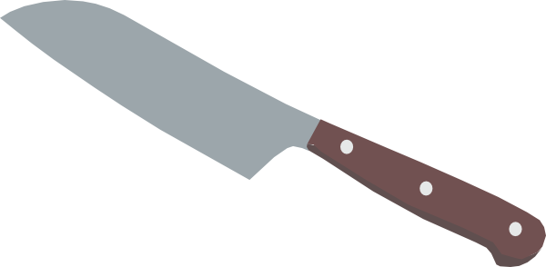 Free kitchen knives clipart image 