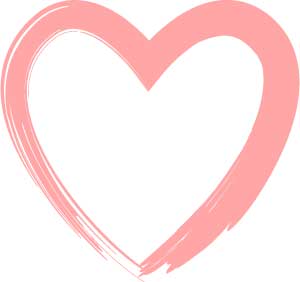Pink heart pictures clip art 