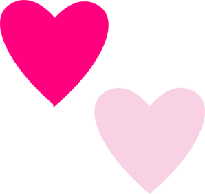 Light Pink Heart Clipart 