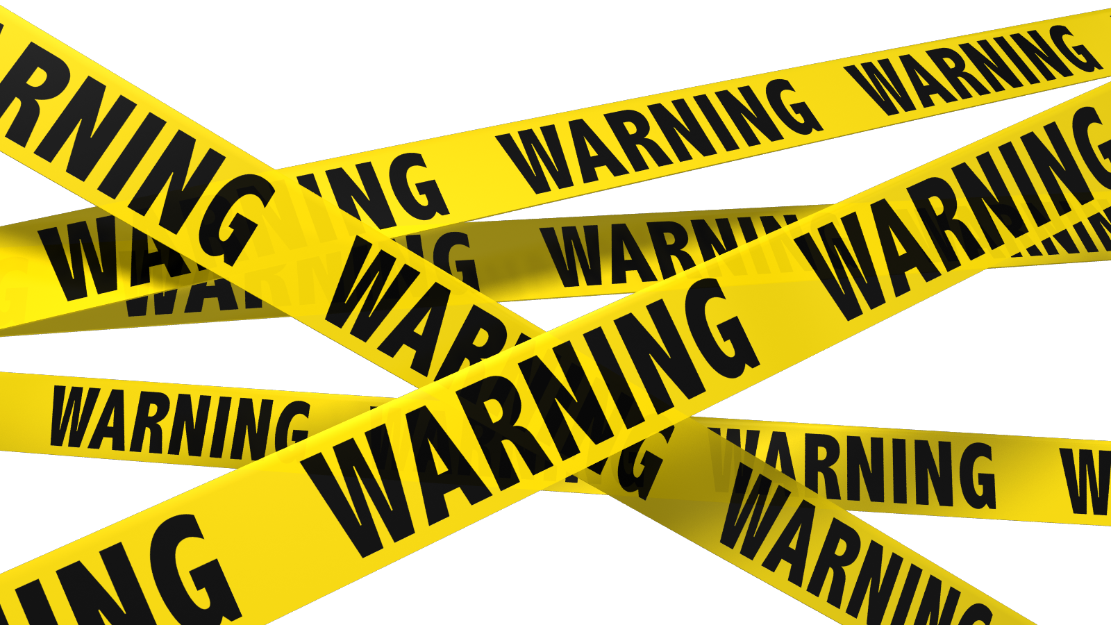 Warning tape clipart 