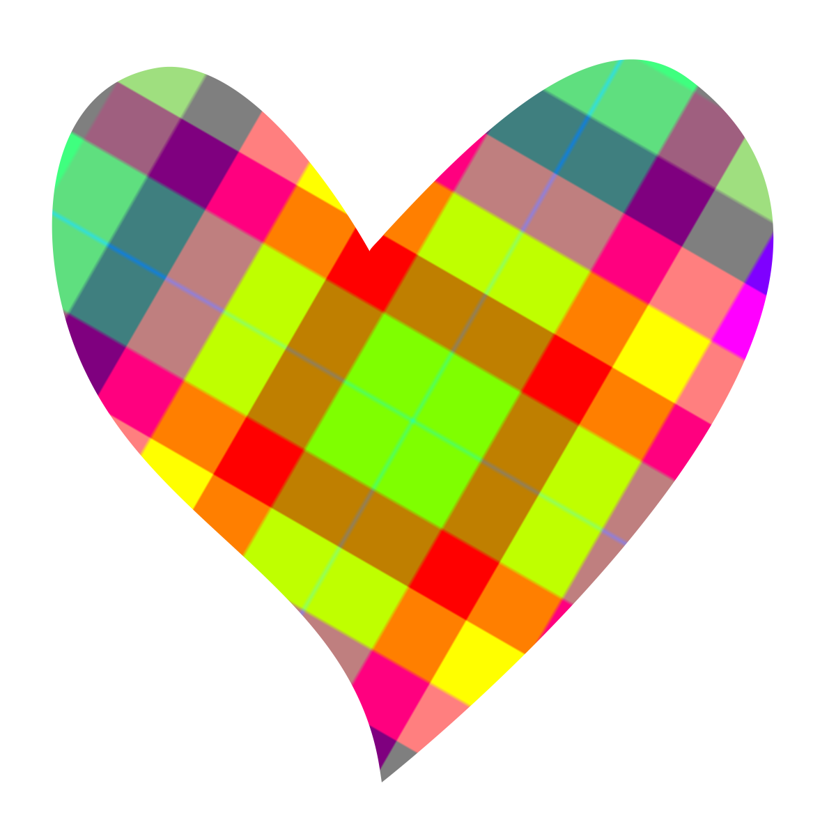 Printable Large Heart Template Clip Art Library