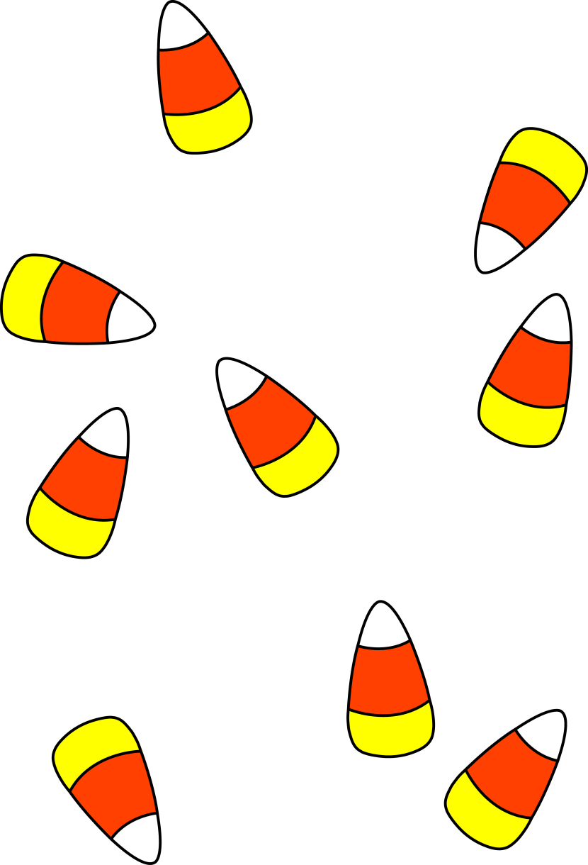 Candy corn clipart free 