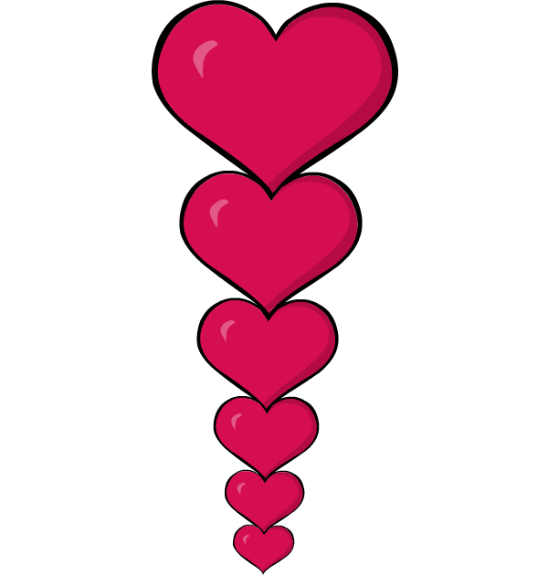 Free Valentine Day Border Clipart Image 