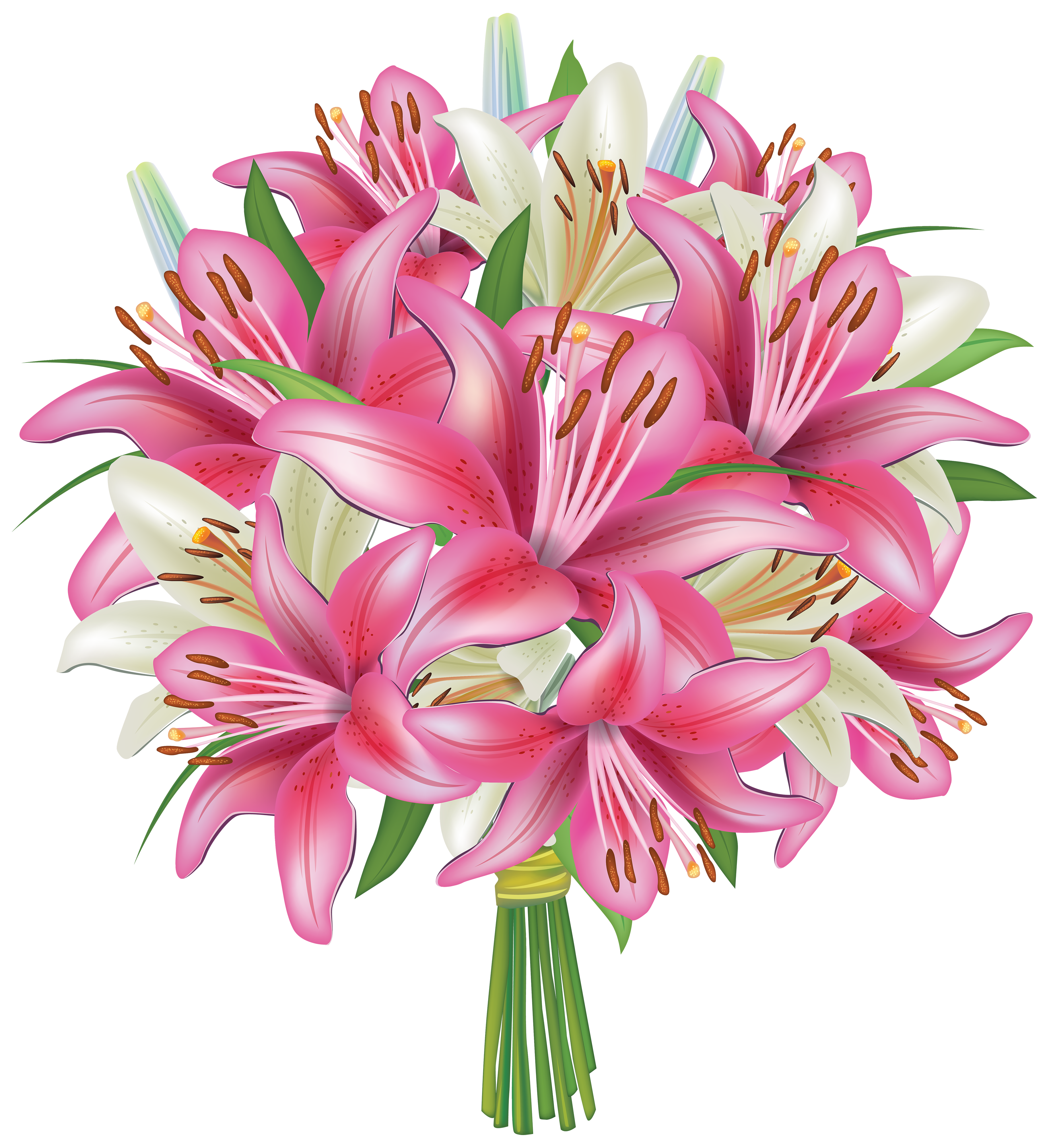 Free Clipart Image Flower Bouquets 