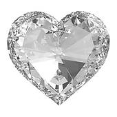 Diamond heart clipart 