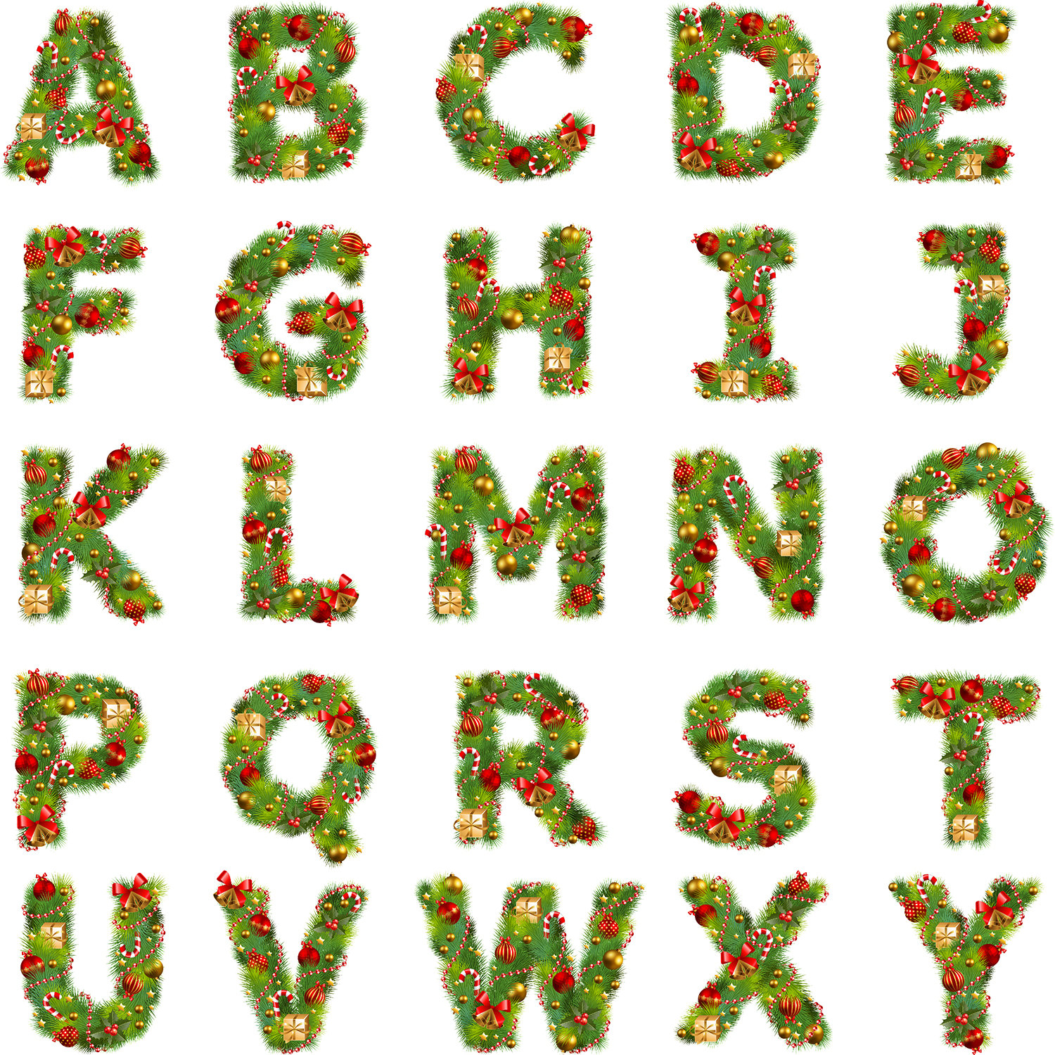 Free Christmas Alphabet Cliparts, Download Free Clip Art, Free Clip Art