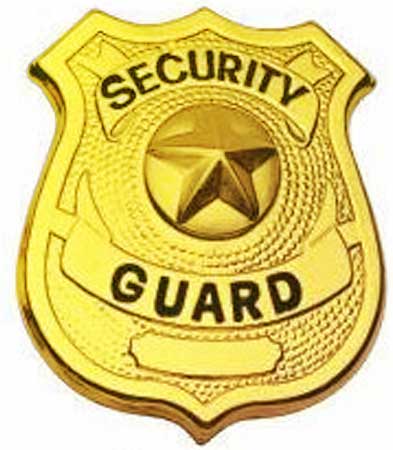 Security Guard Badges Clipart 
