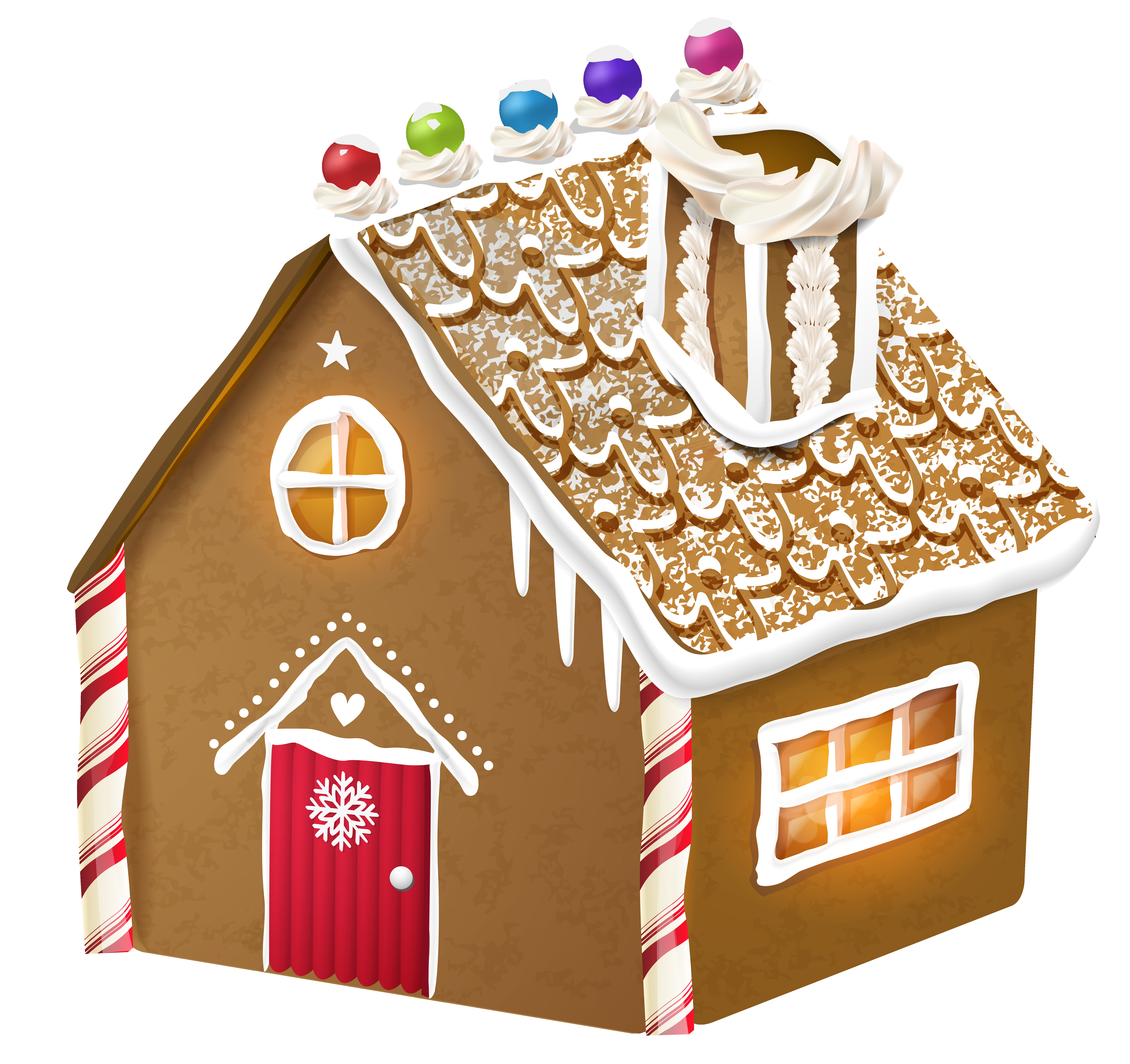 Looking in the gingerbread house clipart 