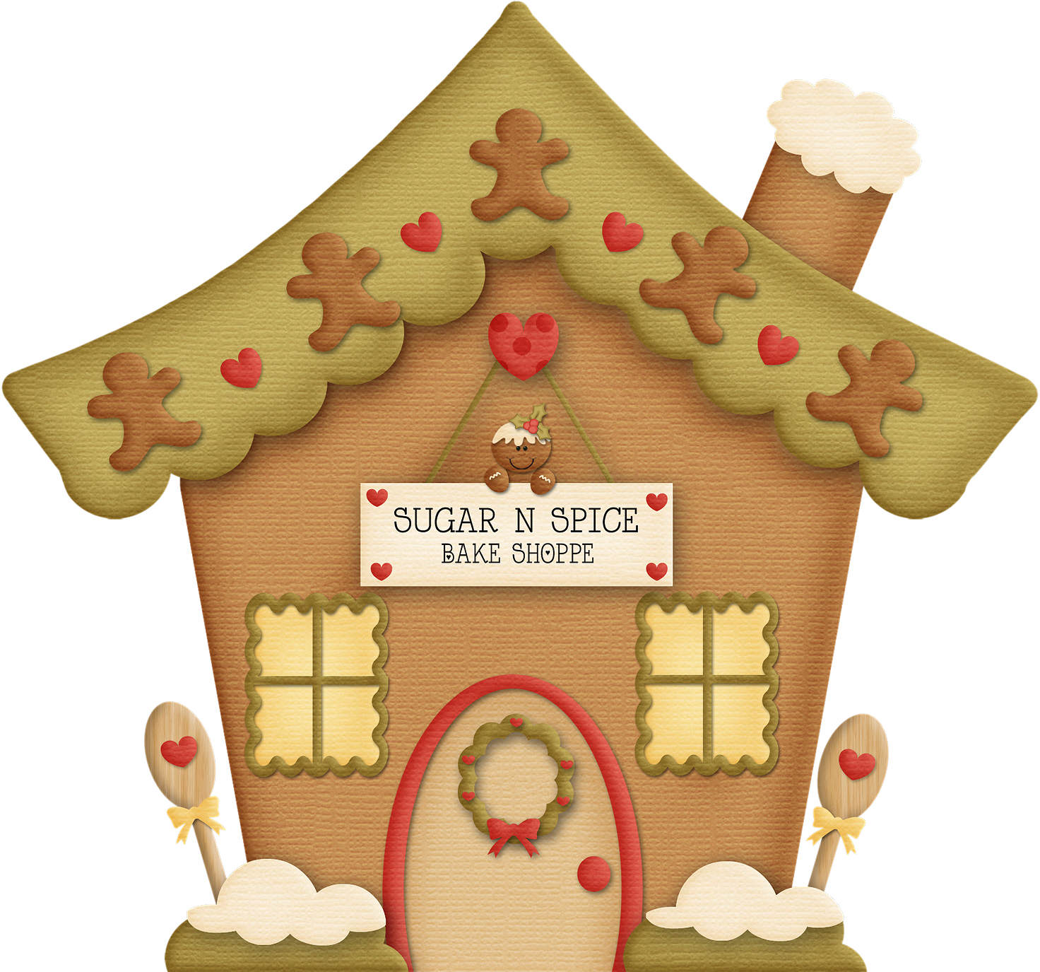 gingerbread house clip art 