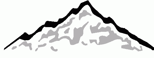 Mountain Outline Clip Art 