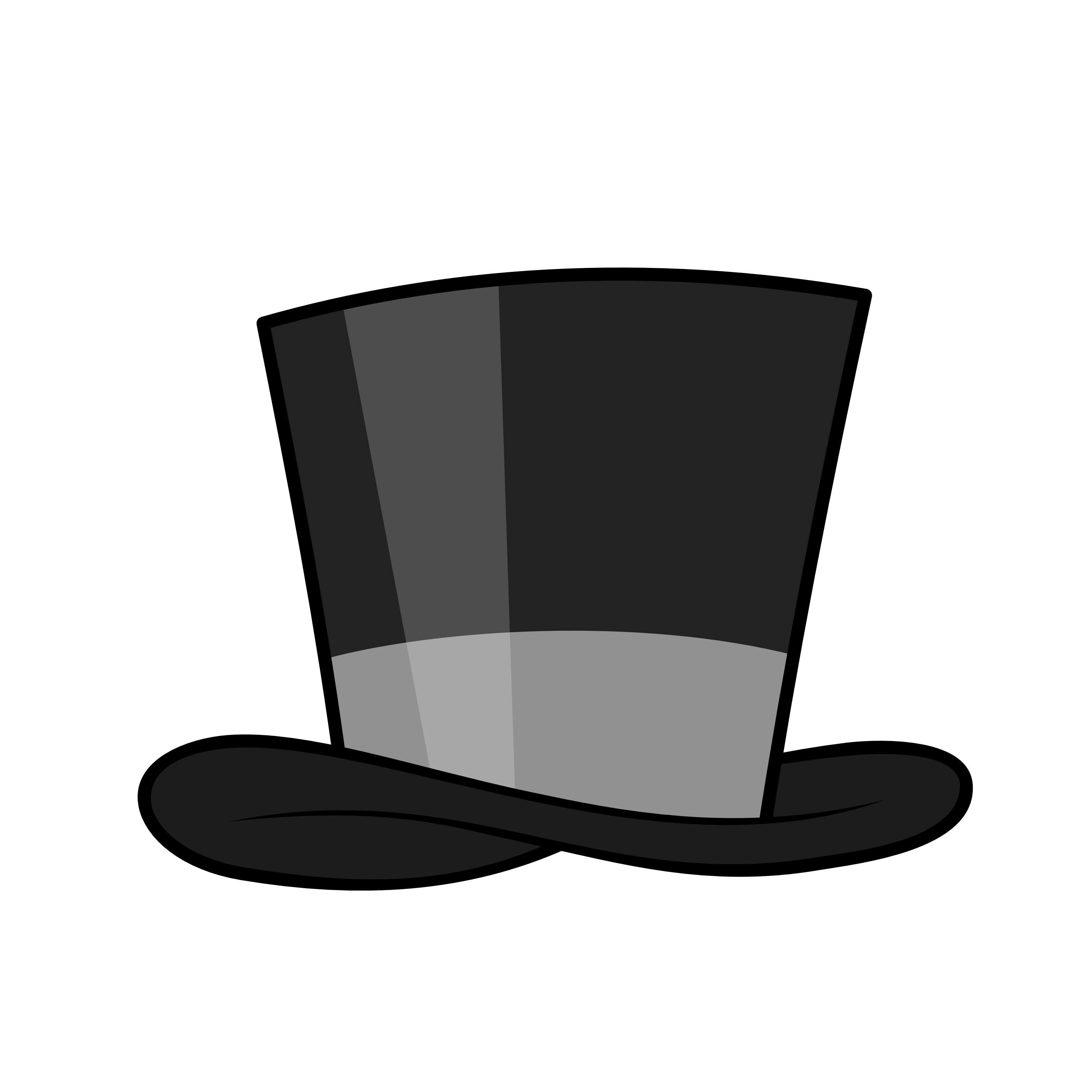 top hat no background - Clip Art Library