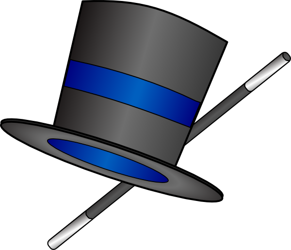 clipart top hat and cane - photo #28
