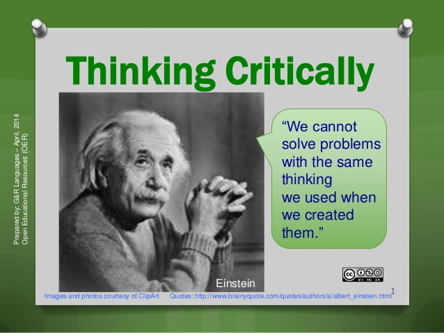 topical index: critical thinking