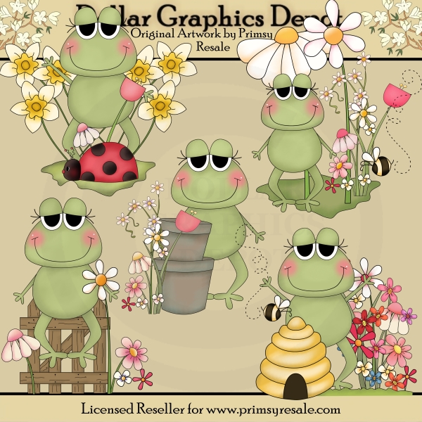 free girl frog clipart - photo #49