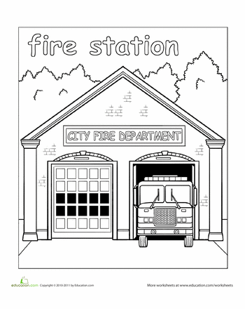 Fire department clip art black and white 